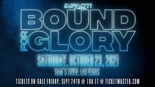 Bound For Glory is IMPACT Wrestling's biggest pay-per-view of the year.