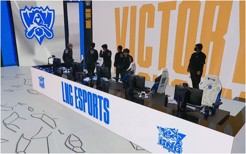 LNG clinches victory over HLE in the opening match of League of Legends World Championships 2021 (Image via League of Legends)