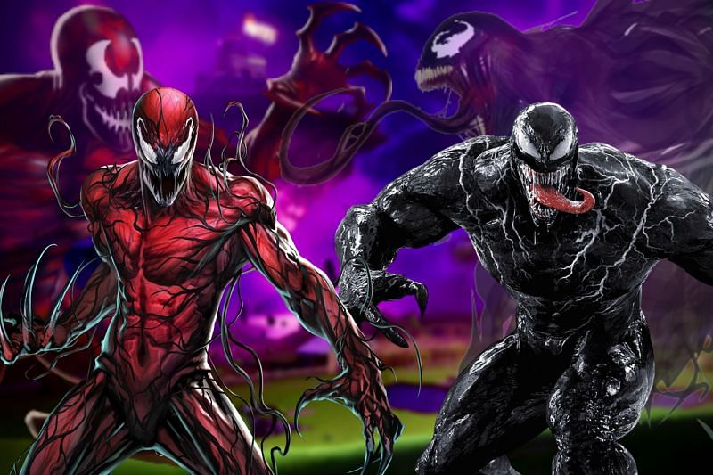 The Carnage and Venom symbiotes have added new dimensions to gameplay in Fortnite (Image via Sportskeeda)