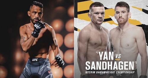 Rob Font (left) and Petr Yan vs Cory Sandhagen (right) [Image credits: @rob_font and @petr_yan on Instagram]