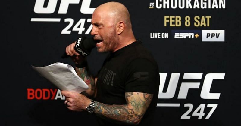 UFC color commentator Joe Rogan at UFC 247