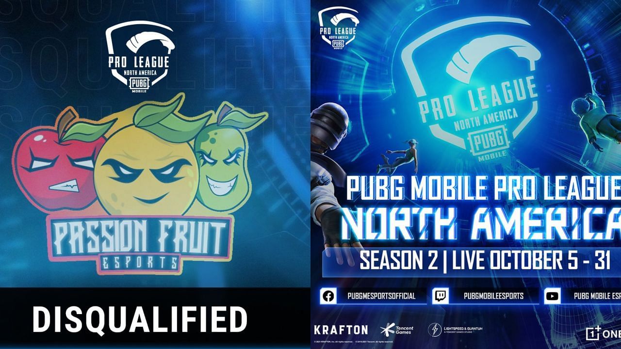 PassionFruit eSports has been disqualified from PMPL North America Season 2