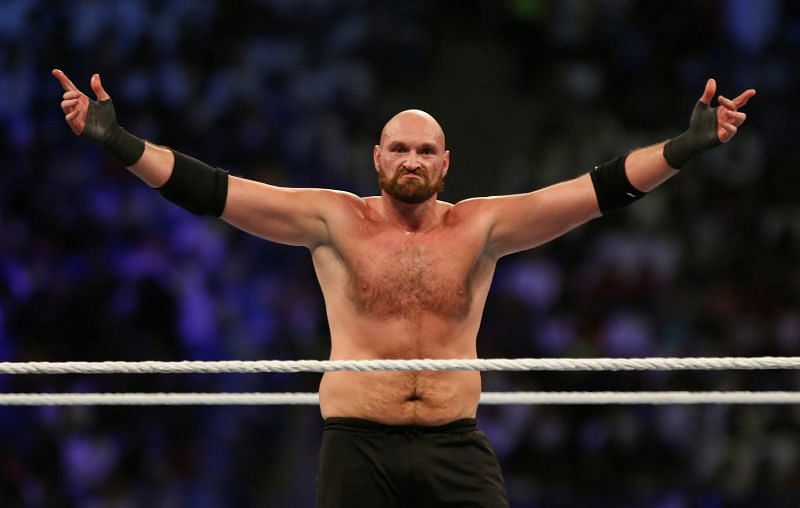 Tyson Fury is no stranger to WWE having previously made competed in a match against Braun Strowman at WWE Crown Jewel 2019