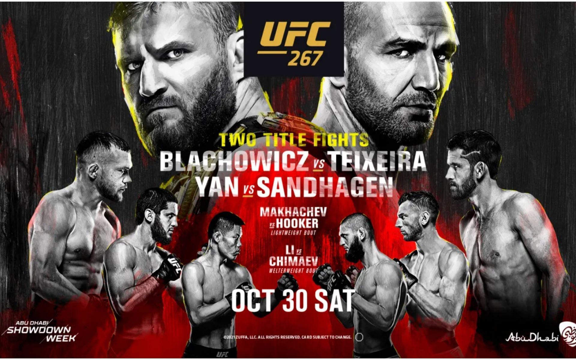 UFC 267 looks like one of the best events of 2021 thus far