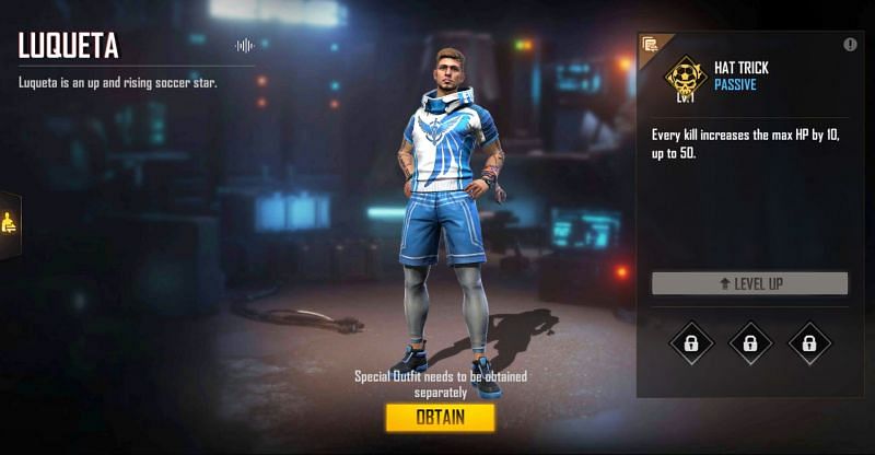 Luqueta was buffed in the OB29 update (Image via Free Fire)