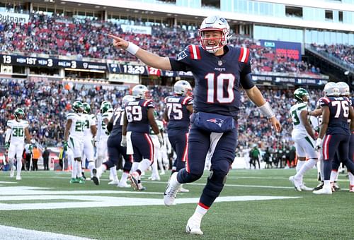 New England Patriots quarterback Mac Jones