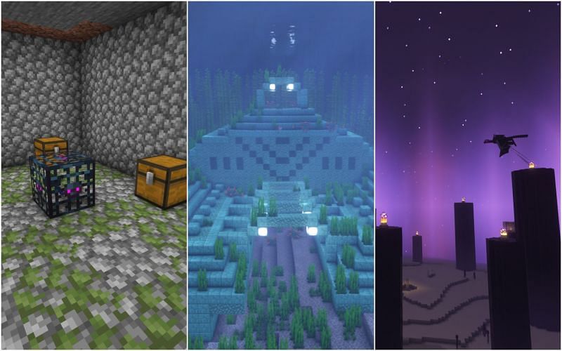 Best places for mobs (Image via Minecraft)
