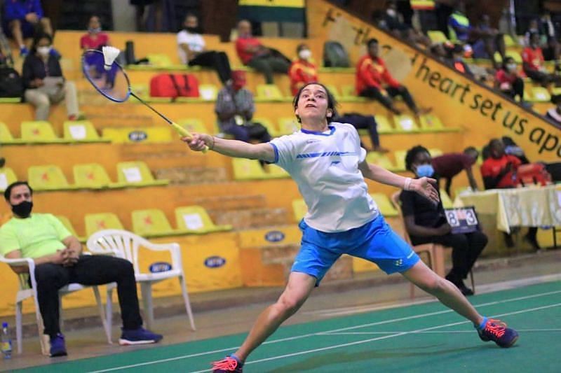 Anupama Upadhyaya upset third seed Malvika Bansod 21-16, 21-16 in 38 minutes on Friday