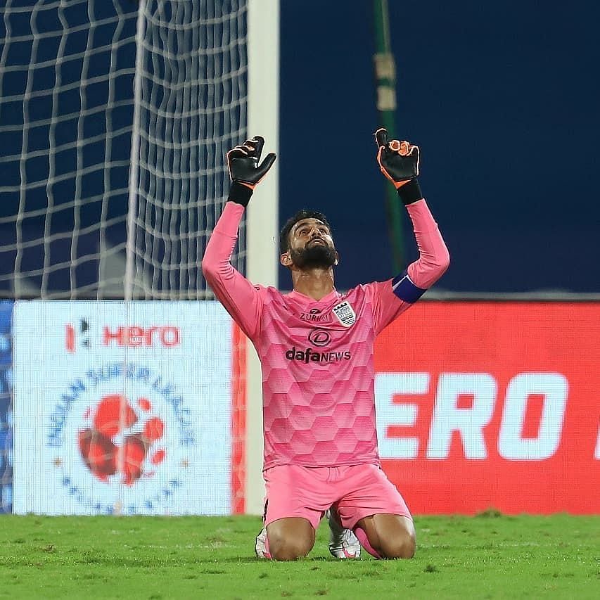 Amrinder Singh has been one of the standout goalkeepers in the ISL (Image credits: ISL)