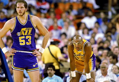 Mark Eaton and Kareem Abdul-Jabbar.