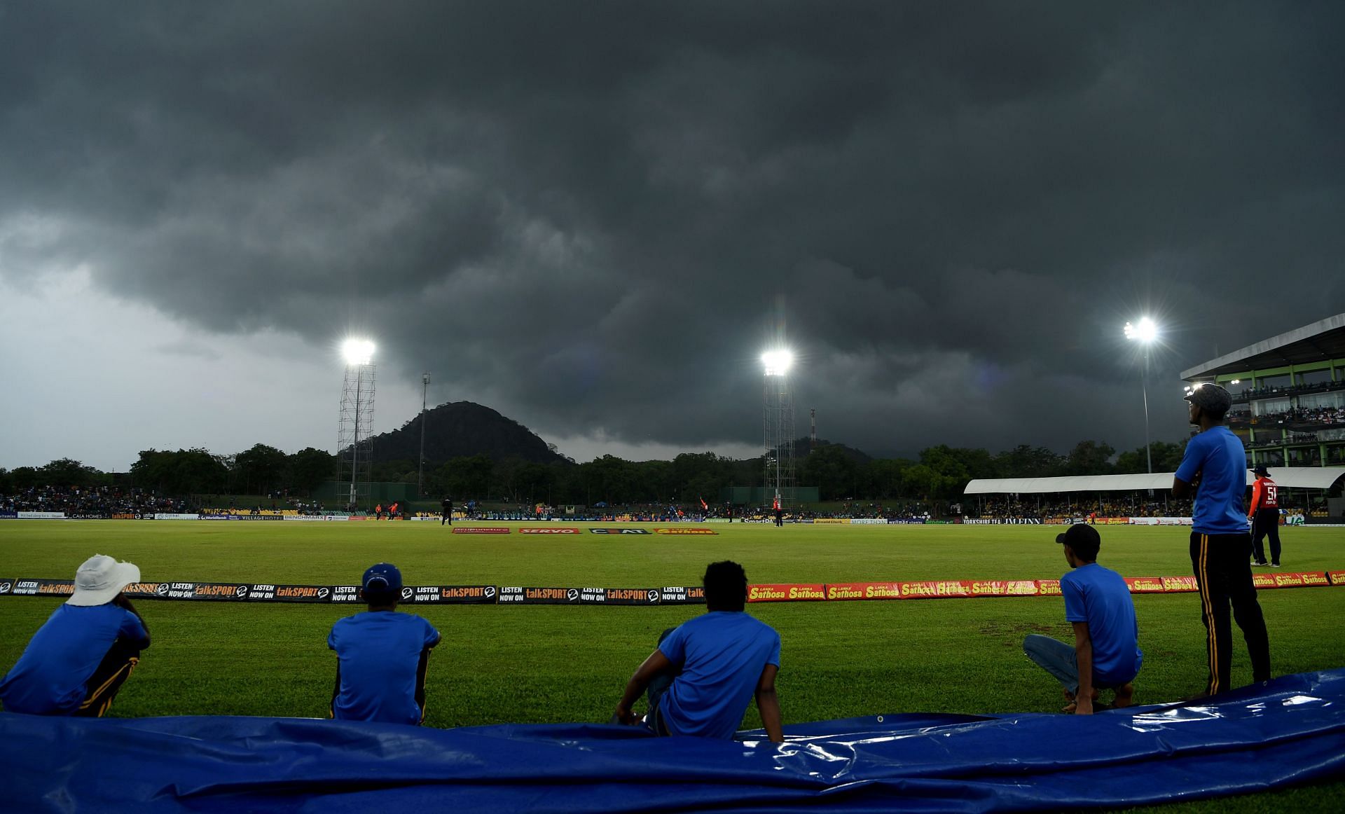The Dambulla International Stadium in Sri Lanka