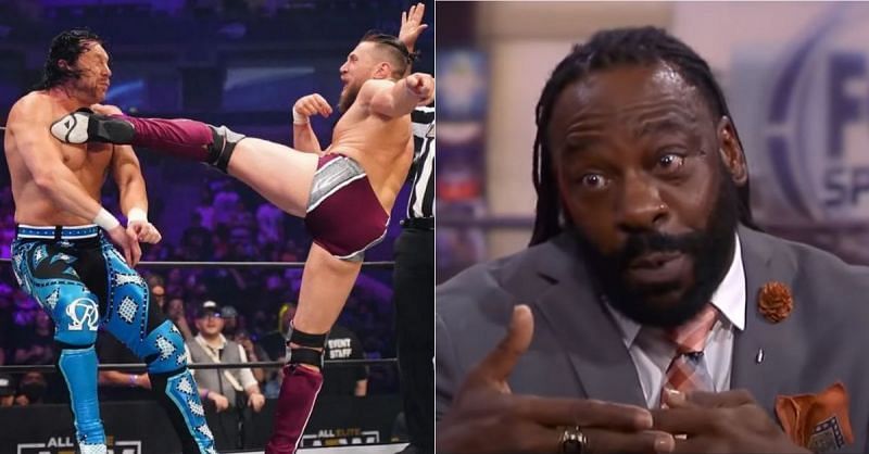 Kenny Omega and Bryan Danielson; Booker T