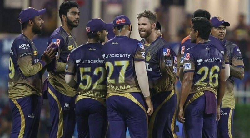 KKR have won 5 out of their 7 games in the UAE [Image- Twitter]