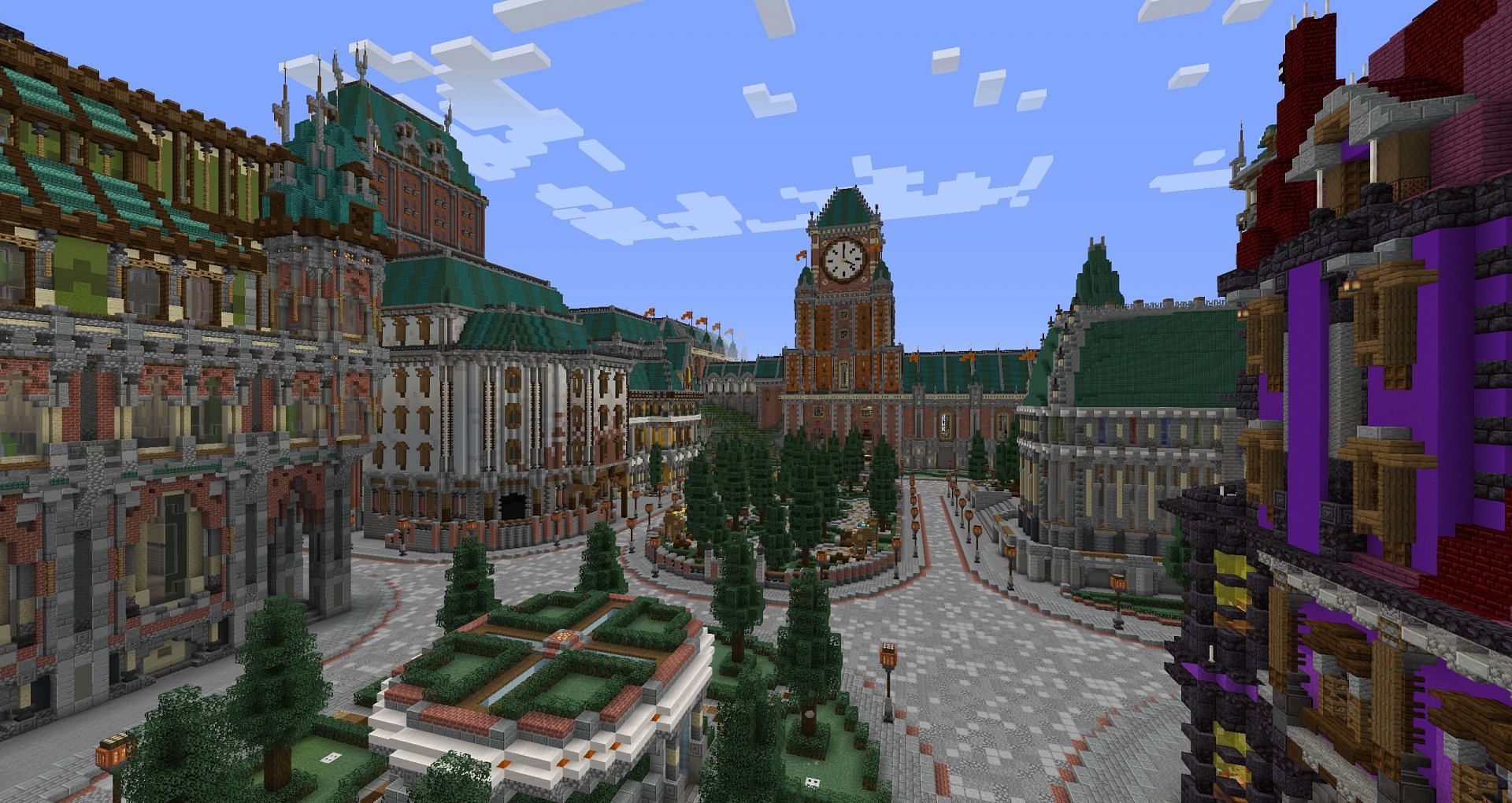 Project City build is a long standing Minecraft server, with over 10 years of history (Image via Reddit)
