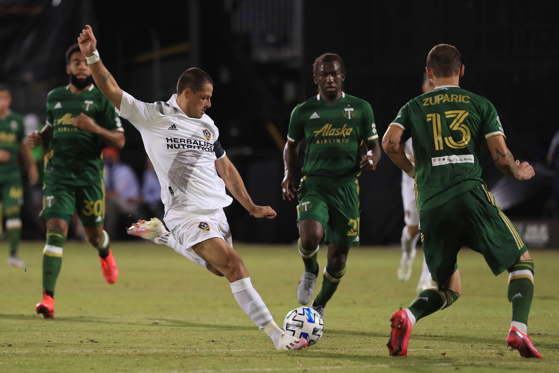 Los Angeles Galaxy take on Portland Timbers this weekend