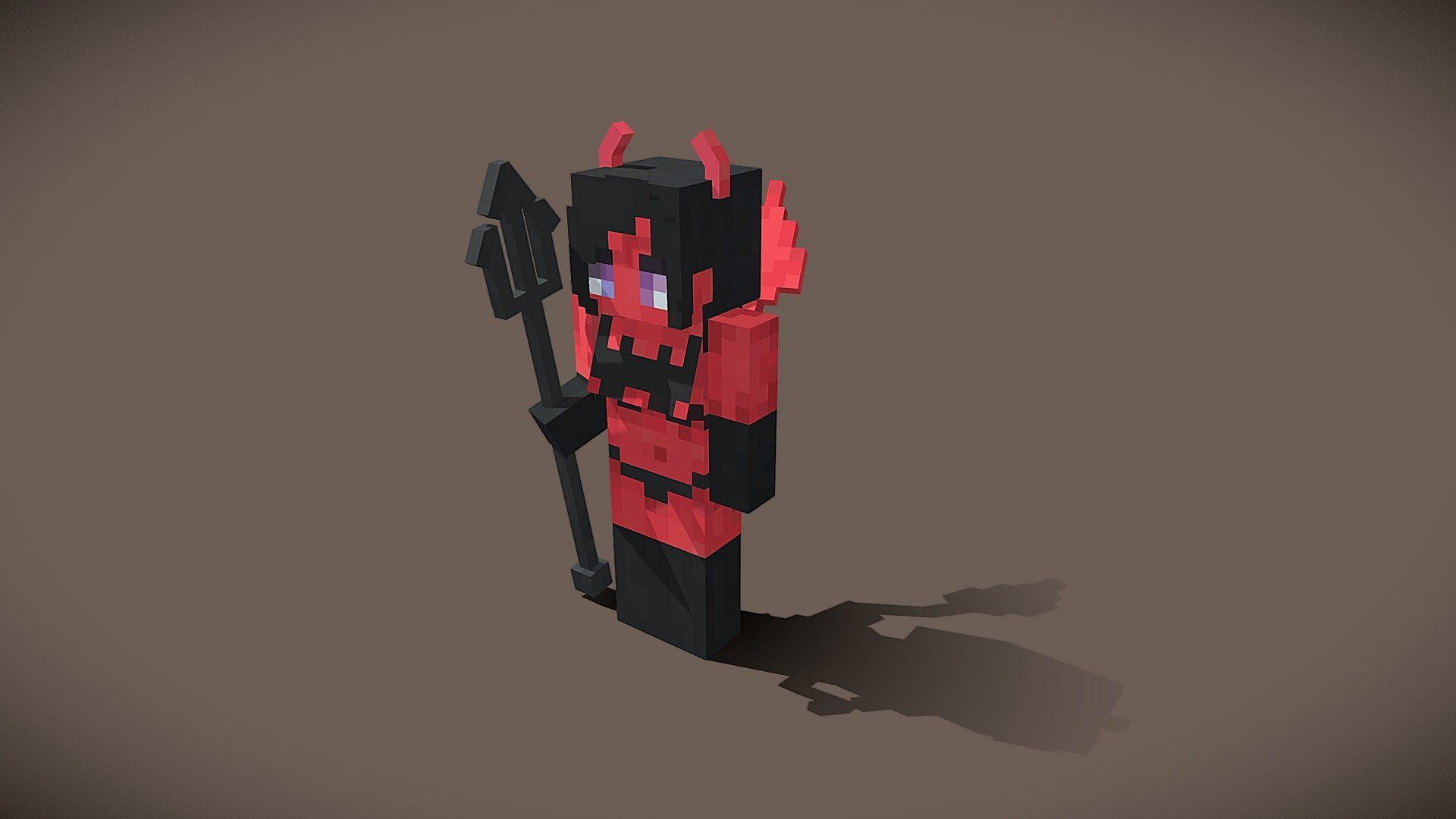 Blockbench can be used to create custom Minecraft models (Image via Sketchfab, Bada)