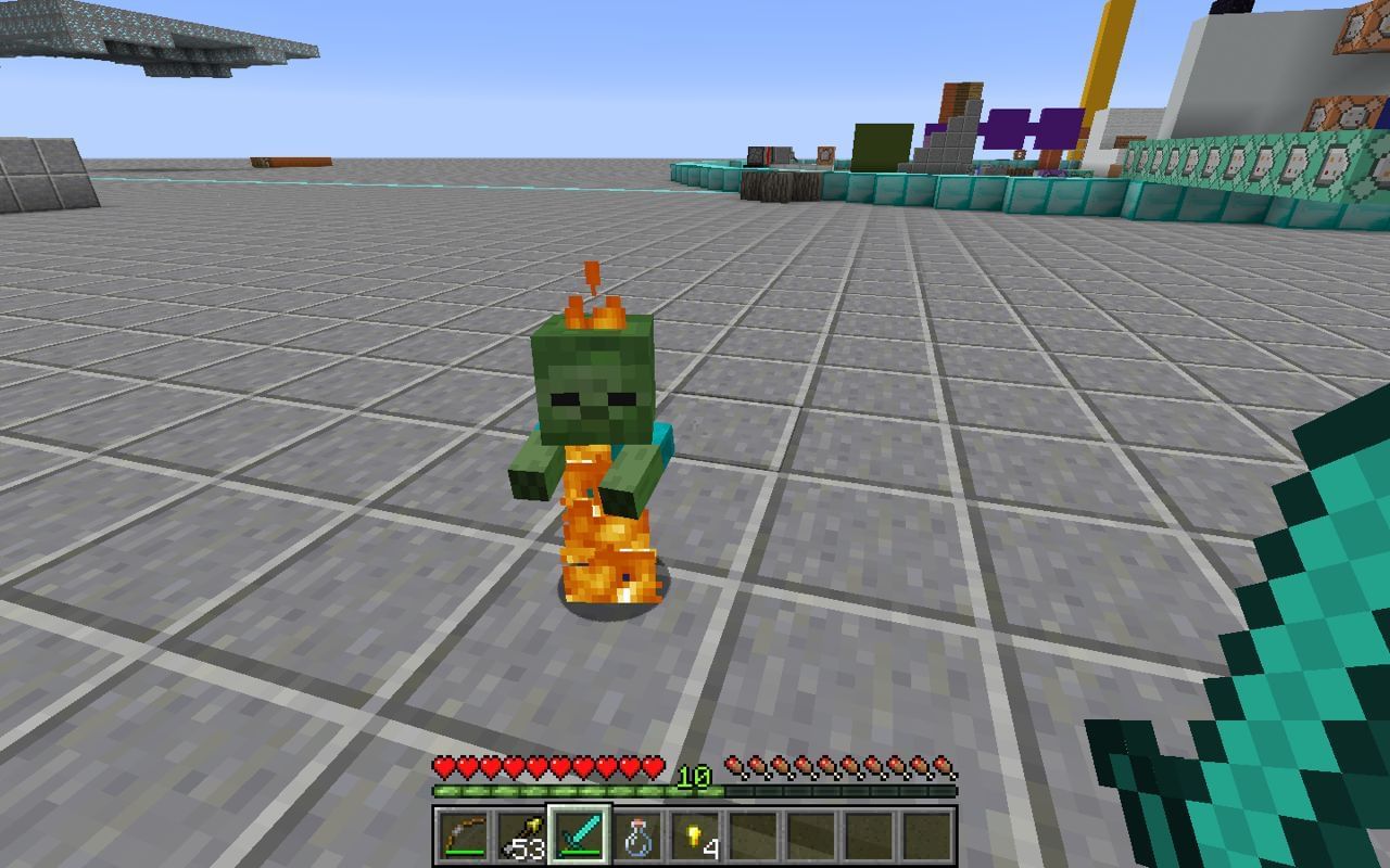 A baby zombie (Image via Minecraft)