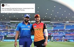 IPL 2021: Twitter goes into overdrive as Manish Pandey walks out as SRH captain vs MI