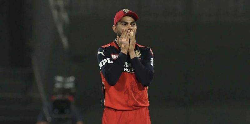 Virat Kohli reacts during the IPL Eliminator match. (Photo: BCCI)