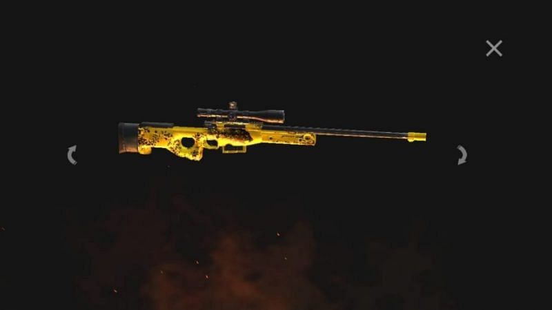 Cheetah AWM em Free Fire Max (imagem via Garena)