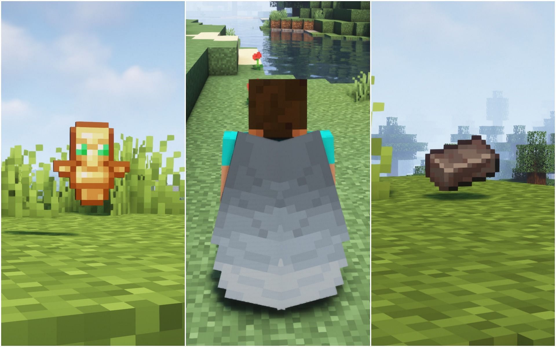 Game-changing items listed (Image via Minecraft)