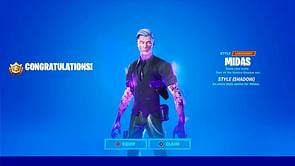 How to get the Shadow Midas skin in Fortnite Chapter 2 Season 8