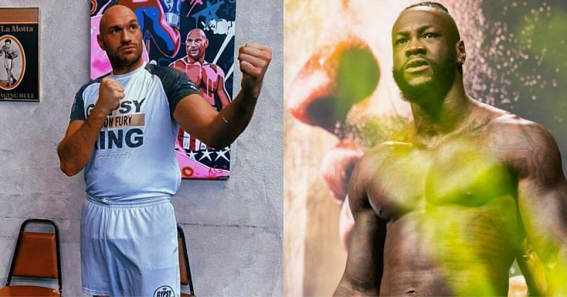 Tyson Fury (left) and Deontay Wilder (right) [Image Credit: @gypsyking101 &amp; @bronzebomber via Instagram]