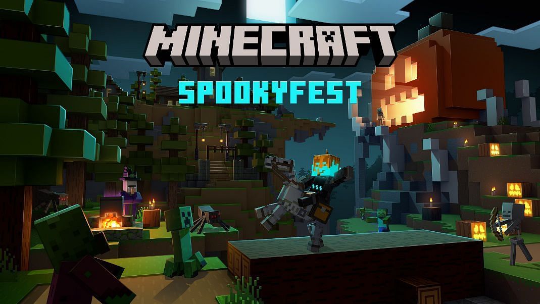 Minecraft Dungeons is getting into the holiday spirit for Halloween (Image via Mojang)