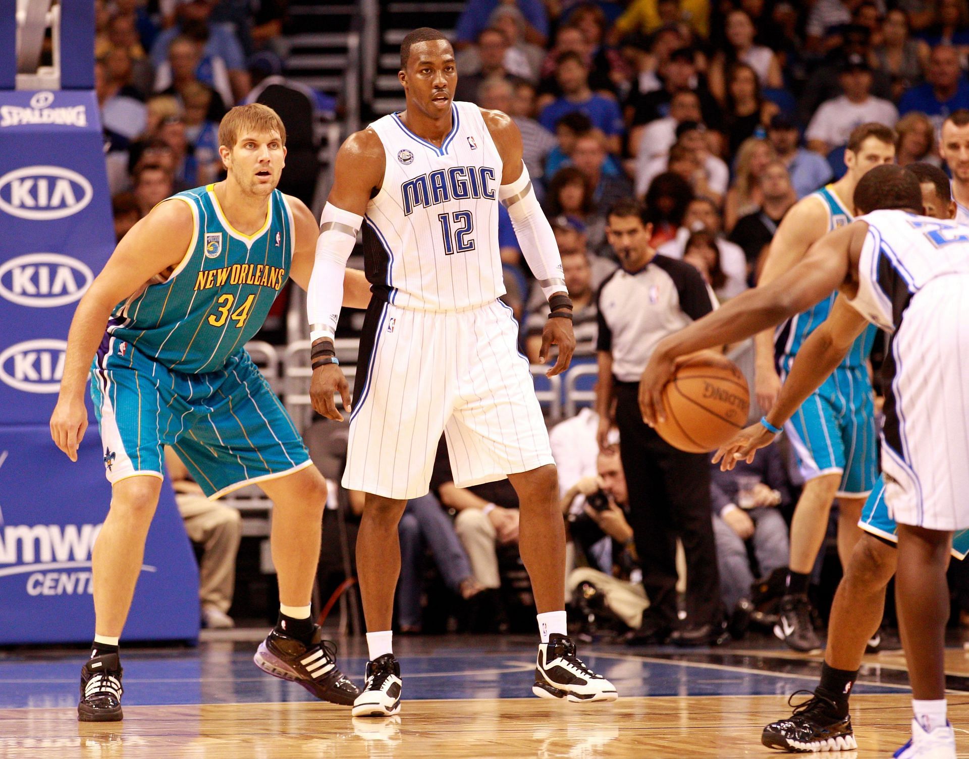 Dwight Howard #12 of the Orlando Magic in 2010.