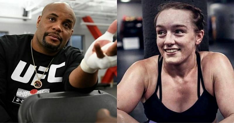 Daniel Cormier (left) and Aspen Ladd (right) [Image Credit: @dc_mma &amp; @aspenladd via Instagram]