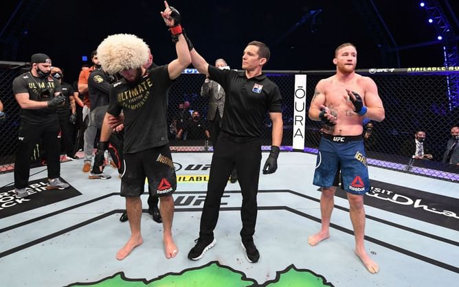 Khabib Nurmagomedov revisits final octagon outing at UFC 254 on one-year anniversary of his MMA retirement