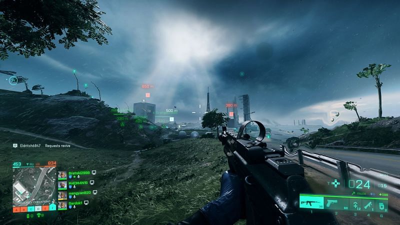 Dynamic weather in Battlefield 2042 is visually stunning