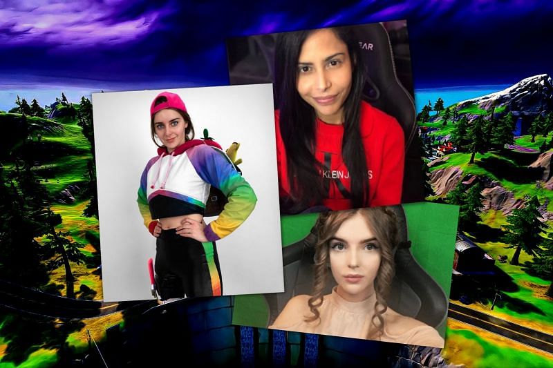 Most popular female Fortnite streamers (Image via Sportskeeda)