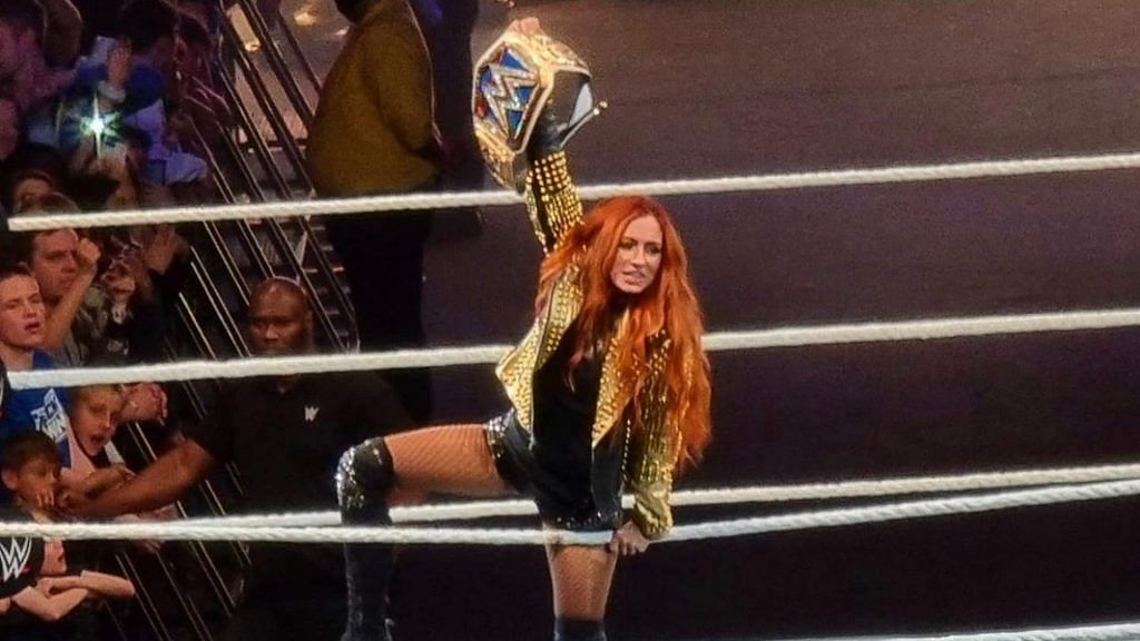 Becky Lynch takes a win in a triple threat match at Crown Jewel