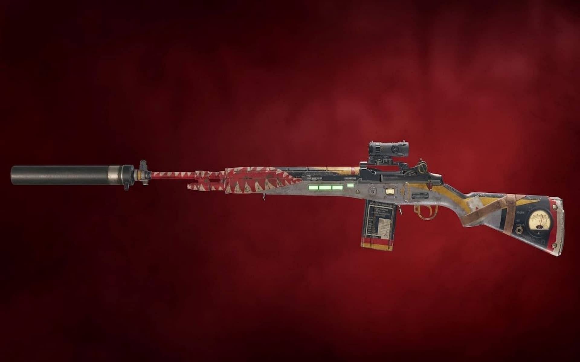 The Sharkbite rifle in Far Cry 6 (Image via Ubisoft)