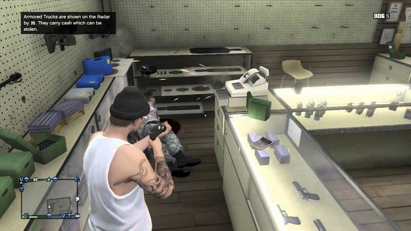 GTA Online plyer on the rob - Image via YouTube.com