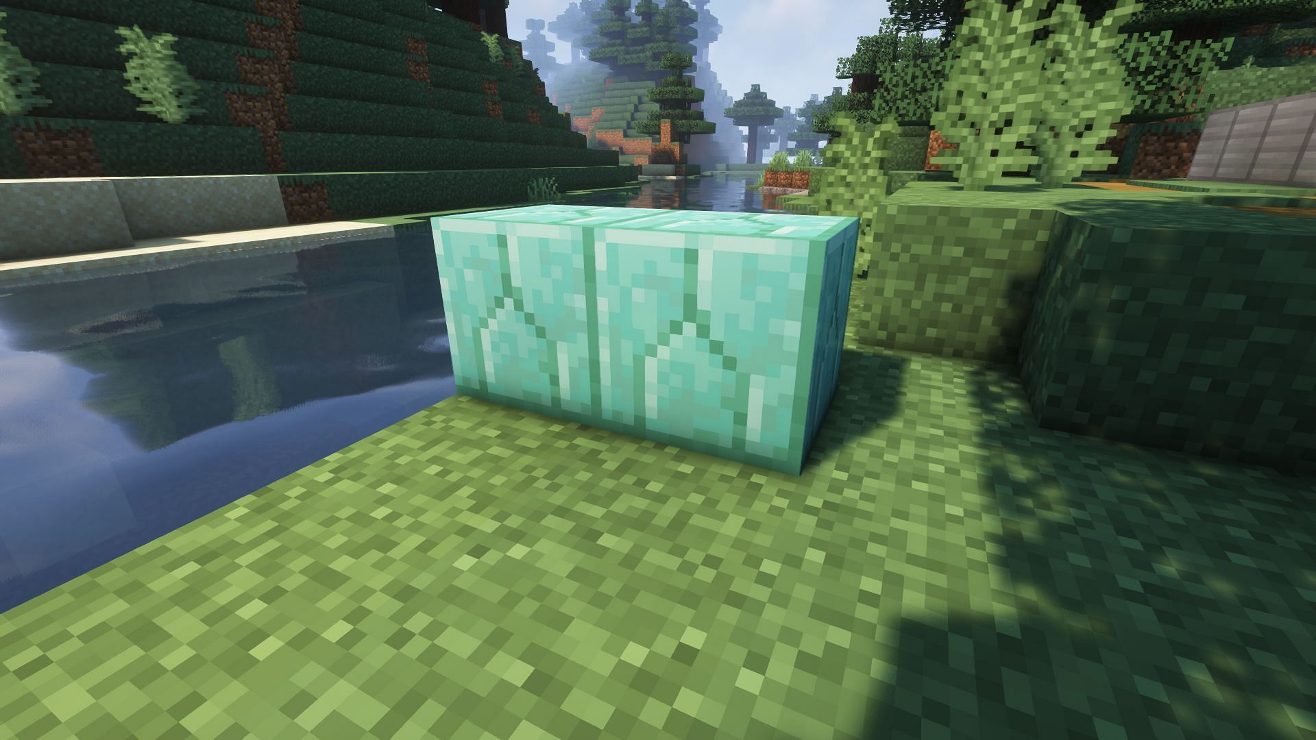 Prismarine bricks (Image via Minecraft)