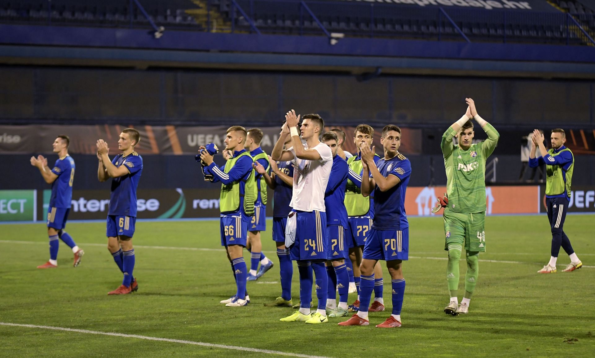 Dinamo Zagreb will square off with Rapid Vienna