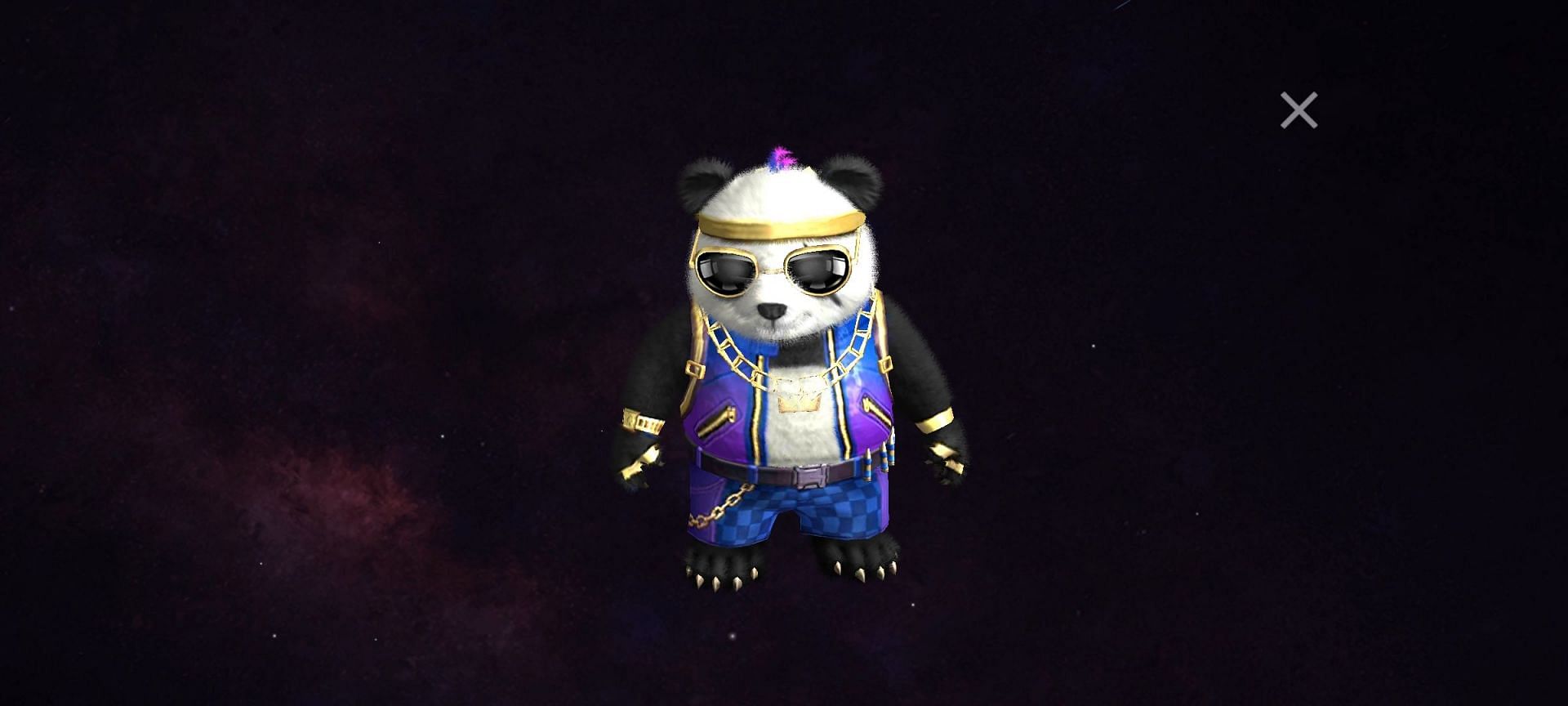 HipHop Panda pet skin in Free Fire (Image via Garena)