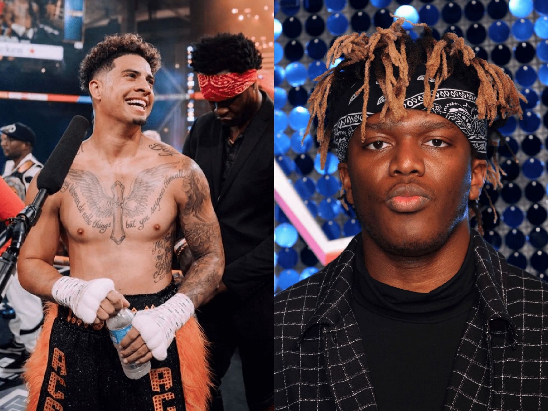 Austin McBroom announces fight with KSI in January (Image via PA Images and Instagram/ austinmcbroom)