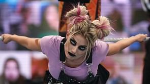 Photo: Concept art for Alexa Bliss mask idea that was scrapped