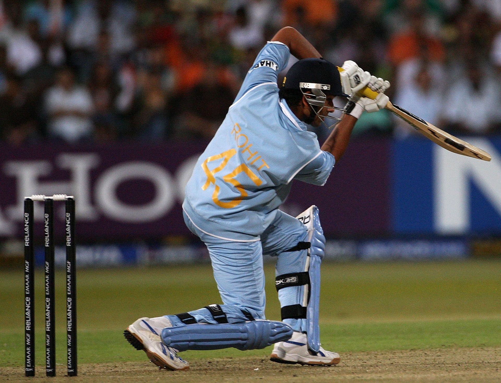 Rohit Sharma played a valuable knock of 30 runs in the inaugural ICC T20 World Cup Final