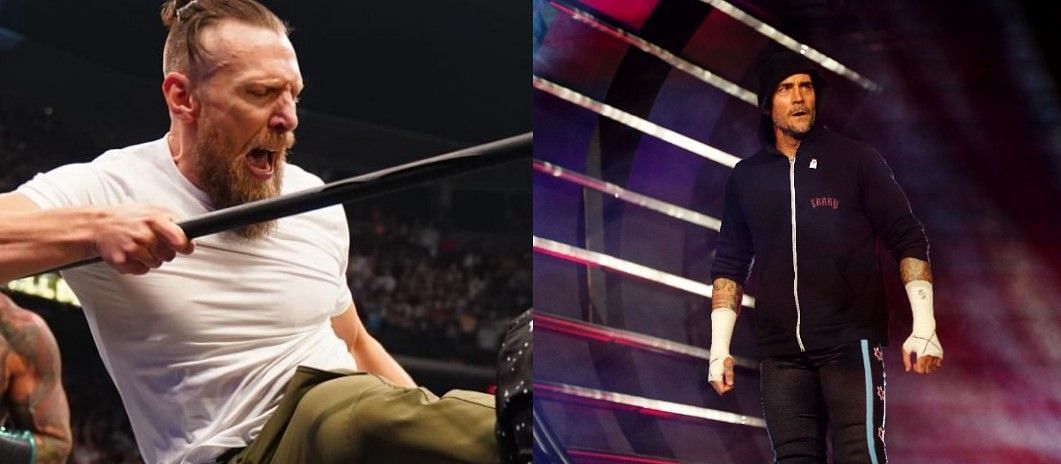 Bryan Danielson (left) and CM Punk (right)