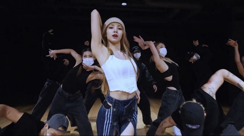 Lisa&#039;s brand new dance practice video is receiving love from fans all over the world (Image via YouTube/Screengrab)