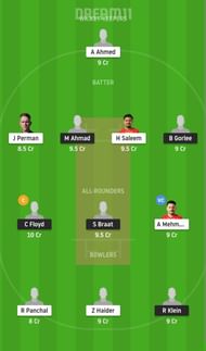 NED XI vs SPA Dream11 Fantasy Suggestion #1
