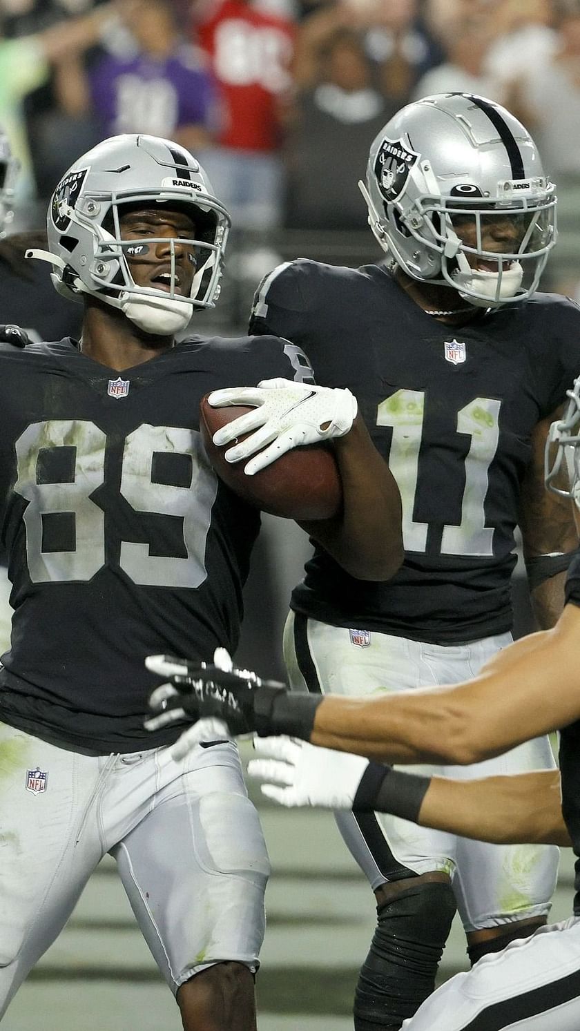 Raiders' young wide receivers Bryan Edwards and Henry Ruggs III