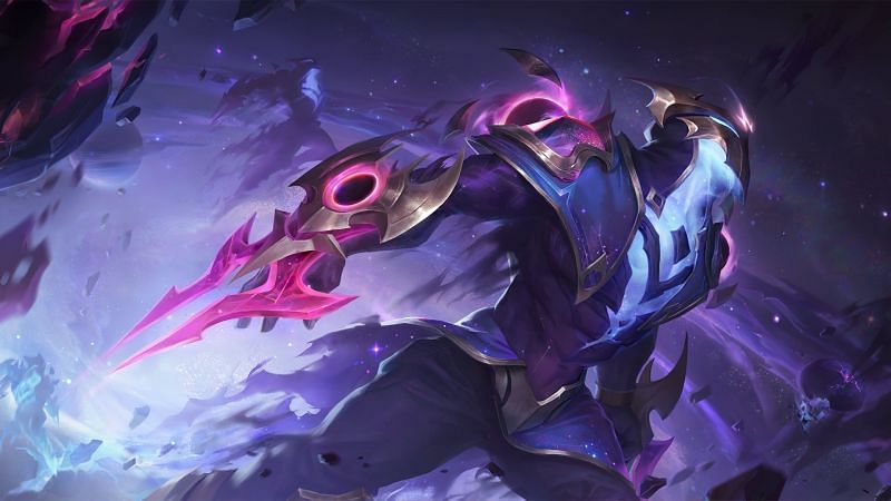 Dark Star Zed is one of the earliest skins added to the game (Image via Riot Games)