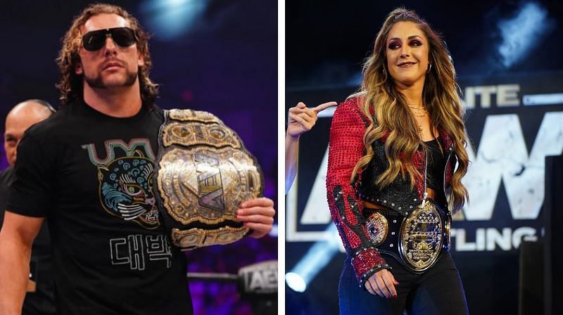 Kenny Omega and Britt Baker have been linked with moves to WWE