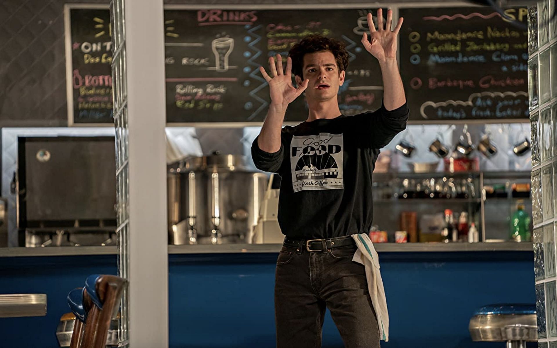 A still from Netflix&#039;s Tick, Tick... Boom! starring Andrew Garfield (Image via IMDb)