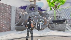 How to bounce three times on tires without touching the ground in Fortnite Season 8